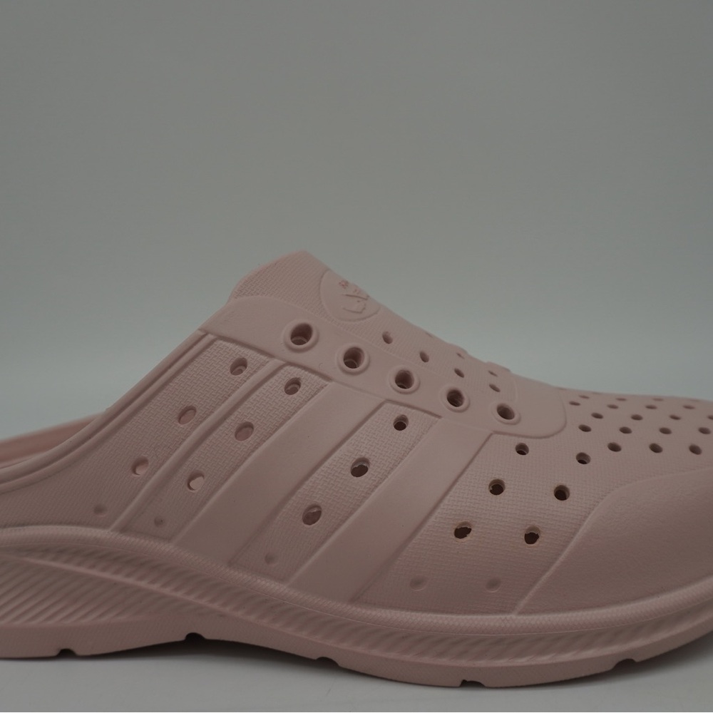Light Pink Perforated Slip-On Shoes